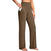 G Gradual Women's Yoga Pants Wide Leg wiht Pockets High Waist Stretch Loose Casual Lounge Sweatpants Petite/Regular/Tall