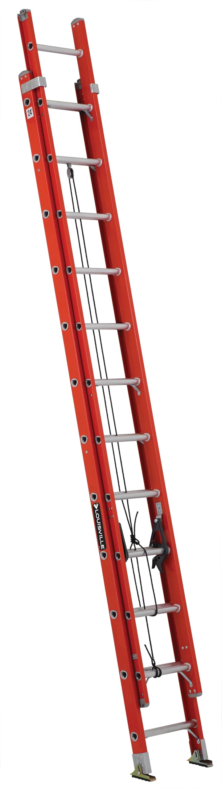Photo 1 of Louisville Ladder 24-foot Fiberglass Extension Ladder, 300-Pound Load Capacity, Type IA, FE3224