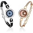 TOTWOO Touch Bracelets for Couples, Vibration & Light up for Love Couples Long Distance Relationship Gifts for Girlfriend Bluetooth Pairing Jewelry