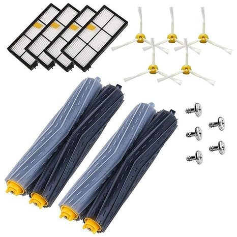 TOOGOO Ersetzen Buersten Kit Teile Zubehoer Fuer iRobot Roomba 800 805 860 861 870 871 880 885 890 900 960 980 Serie, Ein Sat