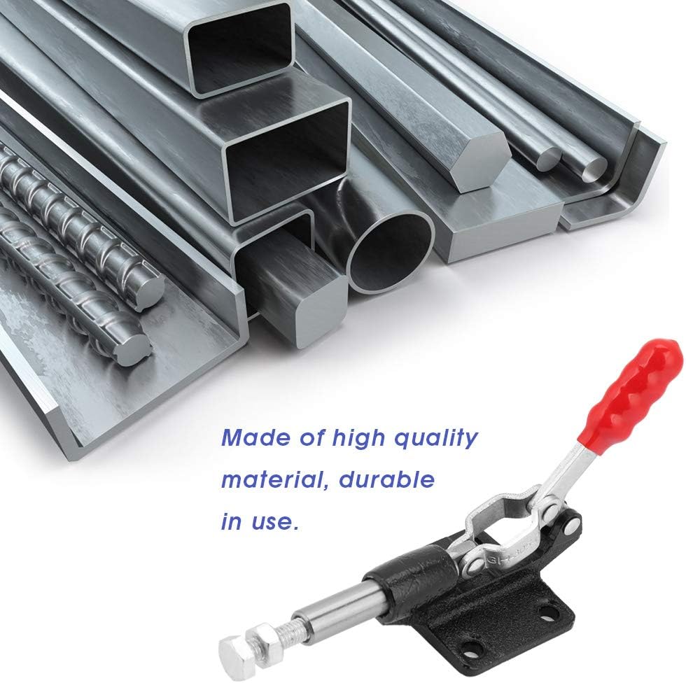 Annadue Toggle Clamp, Vertical Toggle Clamp, Hand Toggle Clamp Quick Release Tool Hand Tool Toggle Clamp for Processing(GH-305-CM) - Image 5