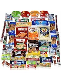 Blue Ribbon Care Package 45 Count Ultimate Sampler Mixed Bars, Cookies, Chips, Candy Snacks Box for Office, Meetings, Schools, Friends & Family, Military, College, Fun Variety Pack