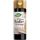 Heaven &amp; Earth 100% Pure Organic Silan Date Syrup 12oz | Date Honey | Squeeze Bottle | Natural Honey or Maple Syrup Alternative | Low Glycemic Index, Great Sugar Replacement | Kosher