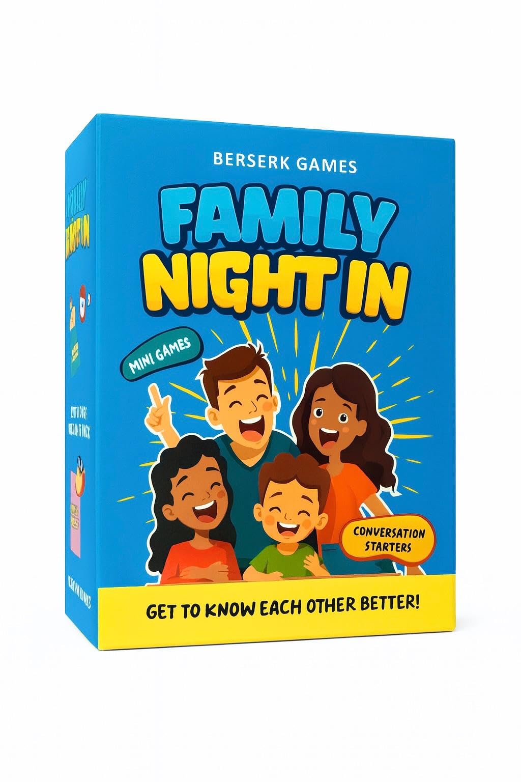 Family Night In - Family Card Game with 150 Cards | Fun Games for Family Game Night | Easy to Play Conversation & Challenge Game for Kids, Teens & Adults | Board Game Alternative