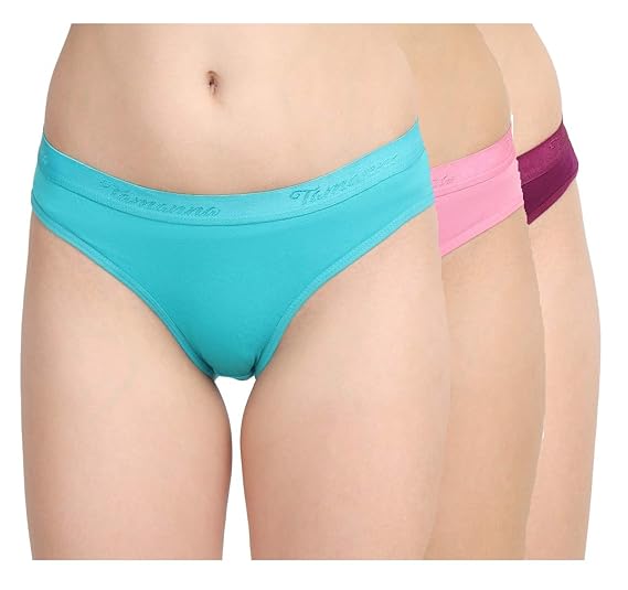 Womens Maternity Panties Pregnancy Postpartum Cotton Underwear | Brief | Bikini | Panty comob (Multicolour, Size XXLarge) Pack of 3