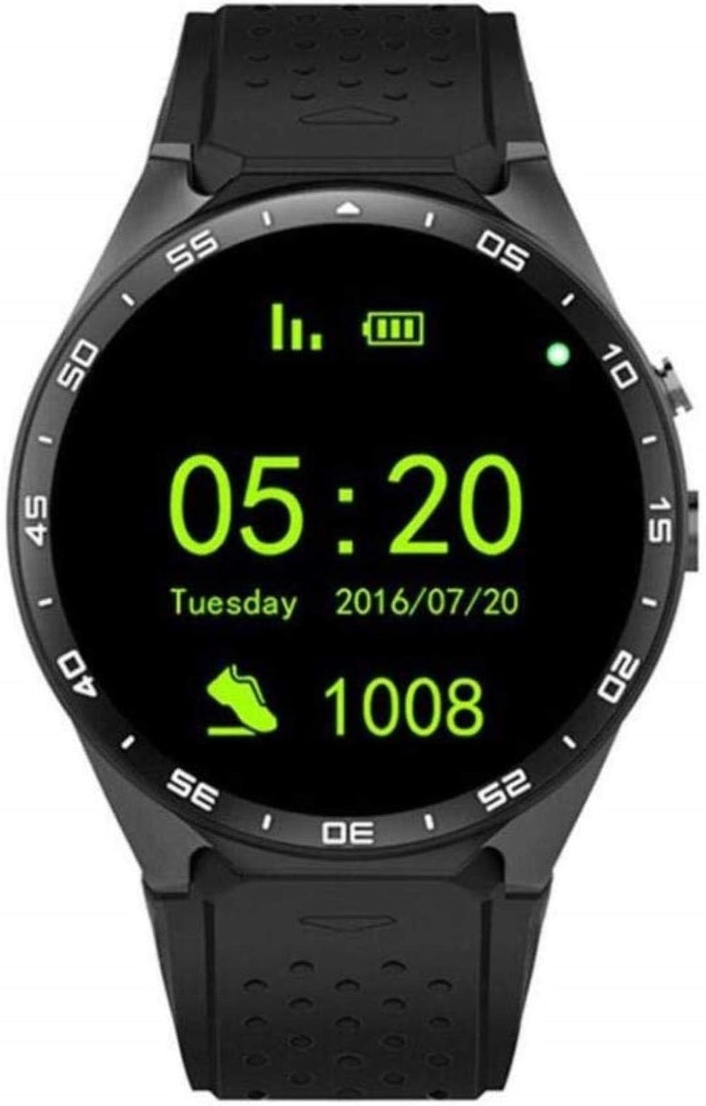 Men's Sport Metal and Silicone Touchscreen Smartwatch with Heart Rate, GPS, and Smartphone Notifications (Color : C)