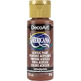 DecoArt Americana Acrylic Paint, 2-Ounce, Traditional Burnt Sienna
