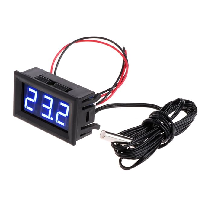 Kalttoy 50110 °c Digital LED Thermometer DC 512V Car Temperature