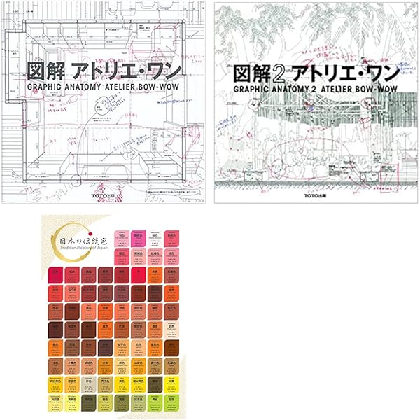 アート・デザイン・音楽 GRAPHIC ANATOMY ATELIER BOW-WOW Atelier 3 Books Bundle Set Made in Tokyo , Atelier Bow Wow