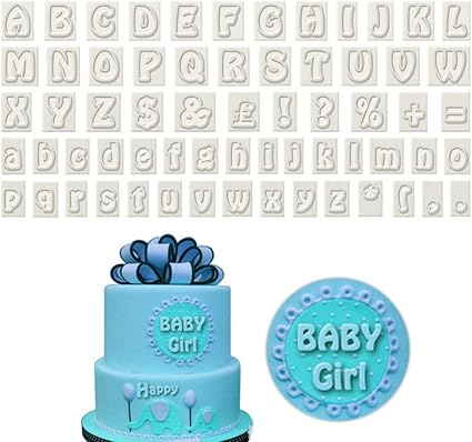 N A Backen Kuchenform Kunststoff Ausstecher Fondant Tool 64 Zeichen Gross Und Kleinbuchstaben Alphabet Buchstaben Set Ausstecher Amazon De Kuche Haushalt