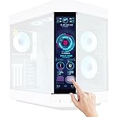 GeeekPi 12.6 Inch IPS LCD Touch Screen Monitor FHD 1920x515 Display, Fit for Hyte Y60 PC Case CPU GPU Secondary Monitor Panel, Built-in Dual Speakers, Plug &amp; Play,with up to 10-Points of Multi-Touch