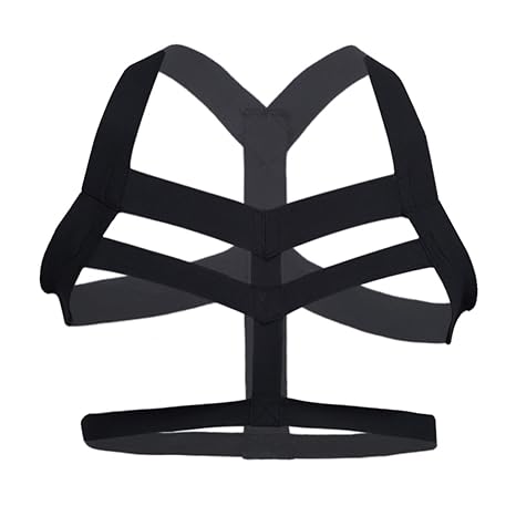 iEFiEL Männer Body Stretch Harness Brust Harness Nylon Geschirr Herren erotik Unterwäsche Dessous Clubwear