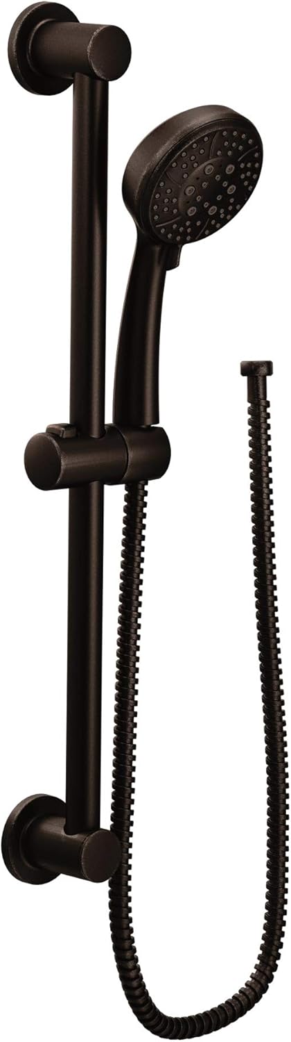 Moen 3669EPORB Handheld Showerhead with 69-Inch-Long Hose Featuring 30-Inch Slide Bar, Oil-Rubbed Bronze - Shower Arms And Slide Bars - 