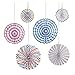 Meri Meri Spots & Stripes Pinwheel Decorations