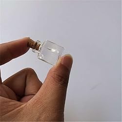 Mini Glass Bottles Rectangle Transparent Bottles