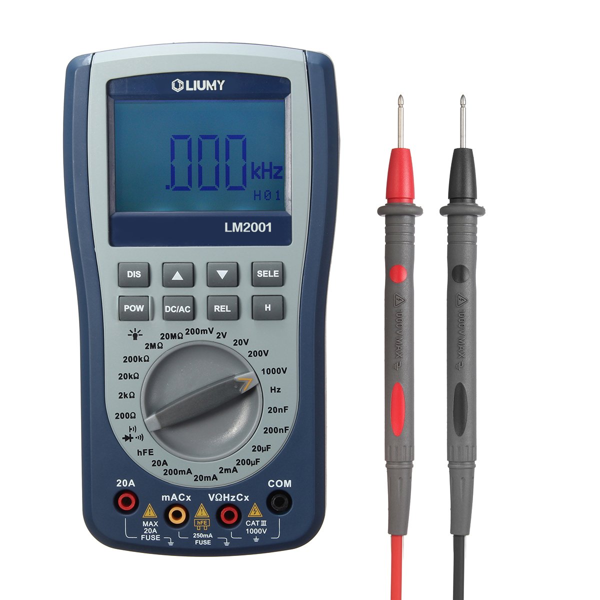 Multímetro de Mano Osciloscopio de Almacenamiento LIUMY LM IN Multímetro Inteligente Versátil