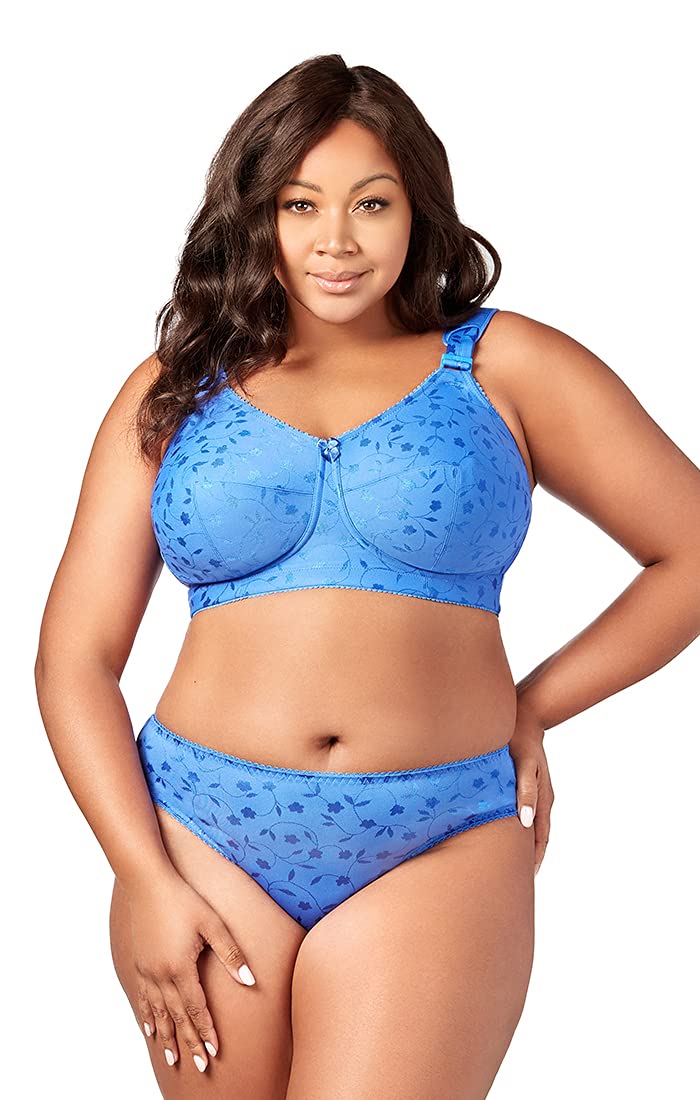 Photo 1 of Elila Jacquard Full Coverage Full Support Softcup 1305 Cobalt Blue 36 I