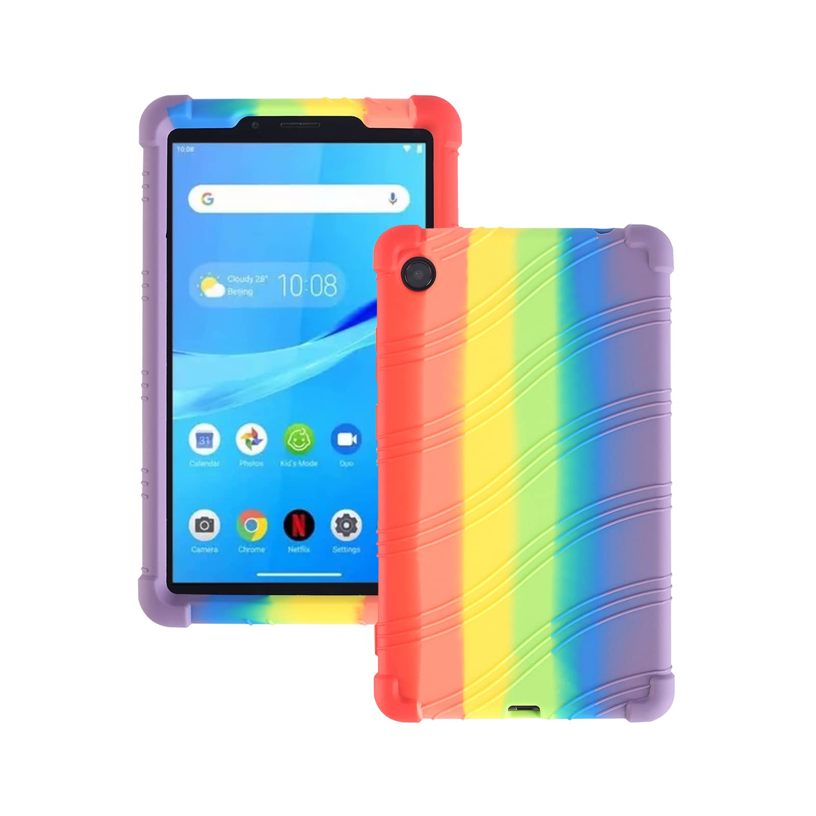 ORANXIN Case for Lenovo Tab M7 - Soft Silicone Pouch Shockproof Rubber Shell Protective Cover for Lenovo Tab M7 (TB-7305F/X/i) / (3rd TB-7306) 7 inch Tablet