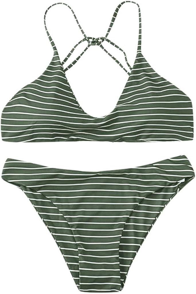 S-kini Mutter & Tochter Bikini Set - Gepolsterter Badeanzug Mit Neckholder