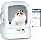 Mintakawa Automatic Cat Litter Box Self Cleaning - APP Control and Weight Monitoring - Ultra-Quiet, Suitable for Medium Cats 