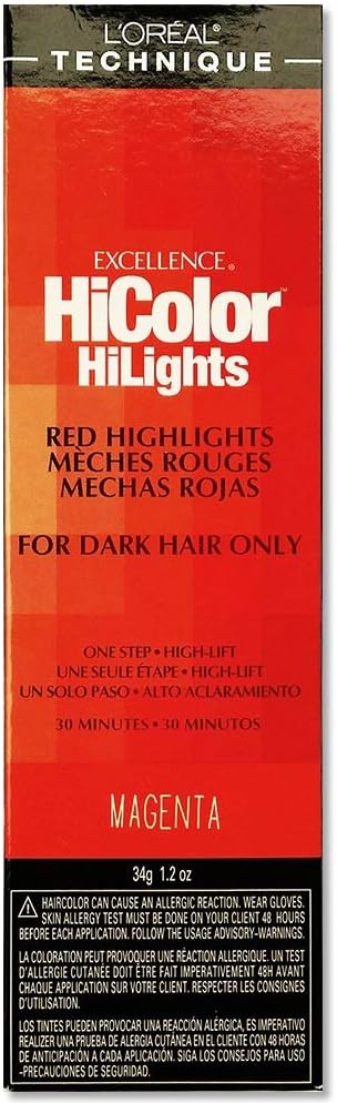 L’Oréal Excel HiColor HiLights Magenta Hair Color Crème
