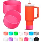 2-Pack Silicone Boots for Stanley, Owala &amp; More, Fits Select Cups &amp; Bottles | Thicker 2 mm design, Fits 2.9-3.1-inch bases, Scratch &amp; dent protection, Non-slip, Noise-reducing, Dishwasher-safe, Odorless