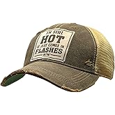 VINTAGE LIFE I'm Still Hot it Just Comes in Flashes Cap, Black