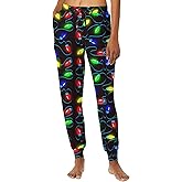 Lindanina Women's Christmas Pajama Pants Lounge Soft Sleepwear Pj Bottoms with Pockets S-XXL