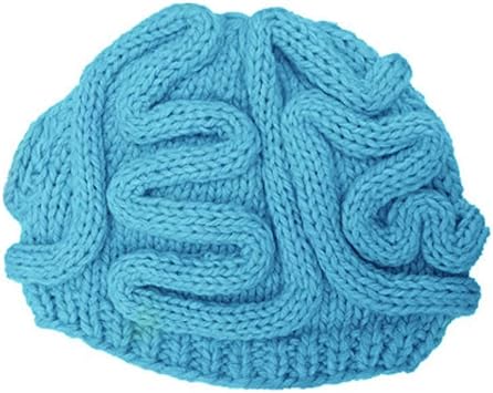 crochet brain hat