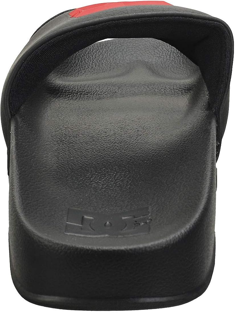 DC Shoes Men's Beach & Pool Shoes, Black Red, US:7: Shoes