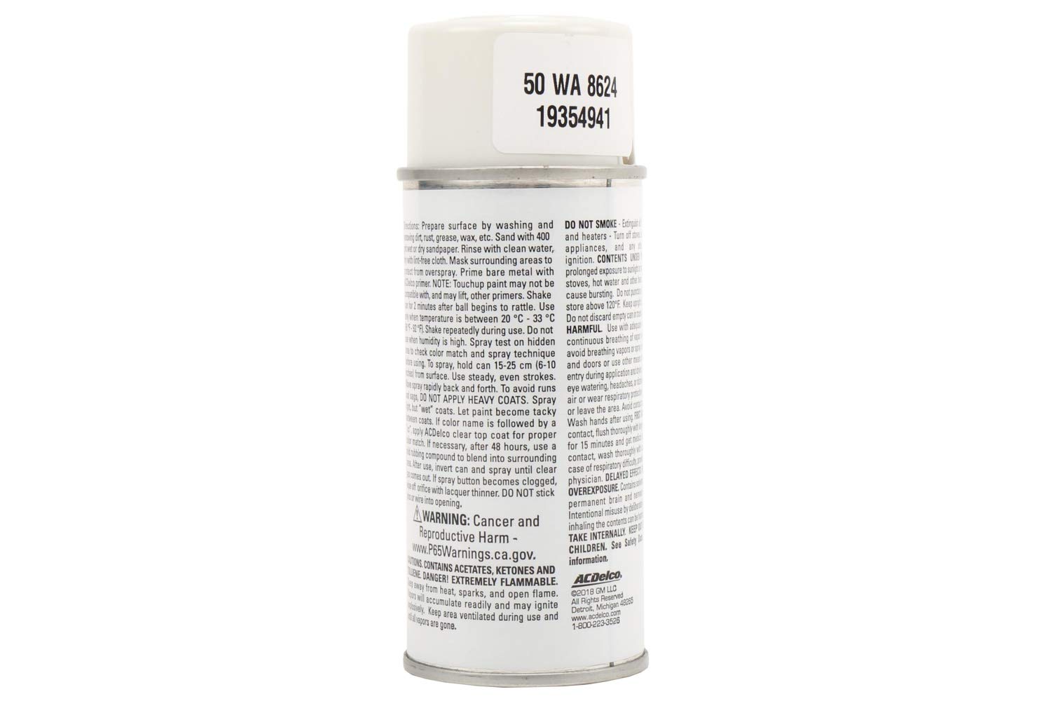 ACDelco 19354941 Summit White/Olympic White (WA8624) TouchUp Paint 5