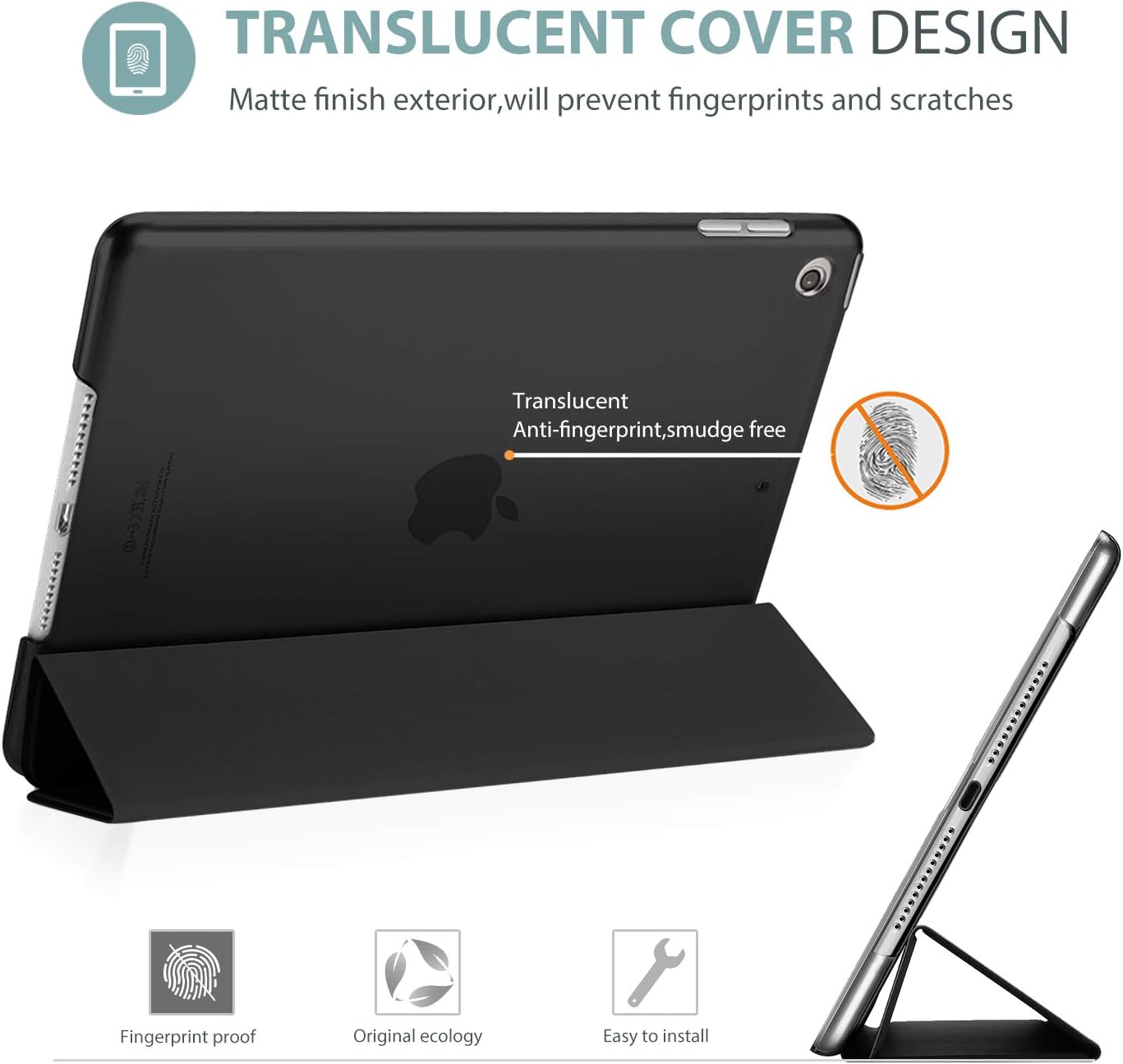 ProCase iPad 10.2 Inch Case with Tempered Glass Screen Protector - Image 3