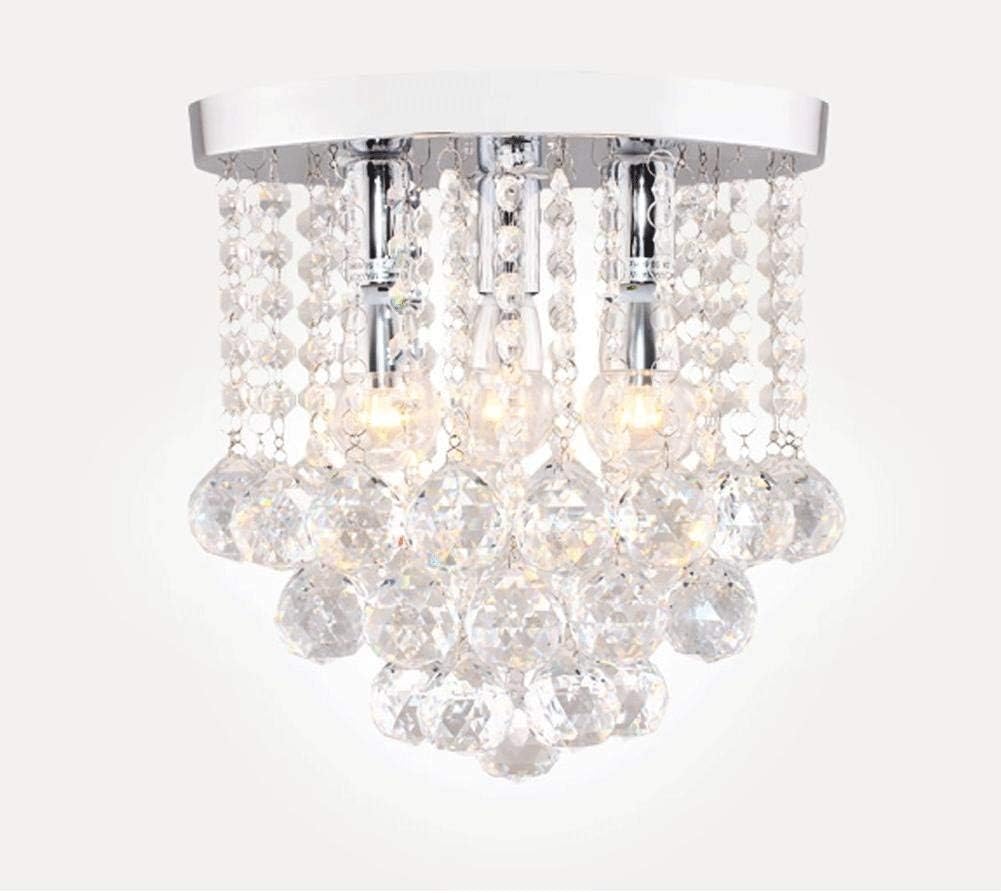 ZJP-dzsw Luz de Techo 30 cm E14 * 3 Bombilla Moderna lámpara de Techo