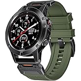 Special Forces Ultra Bands 22mm Designed for Garmin Fenix 8 47MM/Fenix 5/Fenix 6/Fenix 7 Band,Quick Release Durable NBR Rubber Watch Band for Fenix 5 Plus/Fenix 6 Pro/Fenix 7 Pro/Forerunner 935
