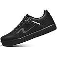 SANDUGO MTB Mountain Bike Cycling Shoes for Men,2 Bolts Suitable All SPD Pedals(XC/AM), Compatible with Peloton Lightweight and Comfortable,Black
