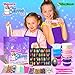 Unicorn Slime Kit for Girls DIY crystal fluffy floam glitter slime bonus Slime Apron accessories