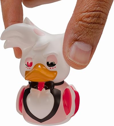TUBBZ Mini Hazbin Hotel Angel Dust Cosplaying Rubber Duck Vinyl Figure