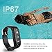 AK1980 Waterproof Fitness Tracker with Heart Rater Monitor Activity Tracker (2017 version)