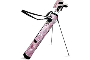 Women's Ultralight Sunday Golf Bag | Taboo Fashions Stand Bag | Range Bag, Par 3, Executive Course | Self Flexing Stand, Adjustable Strap (Mandala)