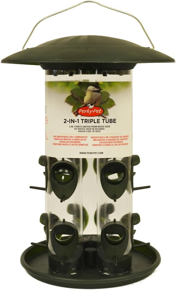Amazon Com Perky Pet Safari Triple Tube 6 Lb Capacity 369