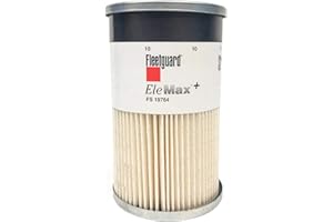 CFKIT Fleetguard Fuel Water Separator (Pack of 3), 10 micron, 98.7% Efficiency, Compatible with Truck, Style: Cartridge, Brand: Fleetguard