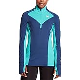 Mission Womens Vaporactive Stamina Lightweight 1/4 Zip Long Sleeve Shirt