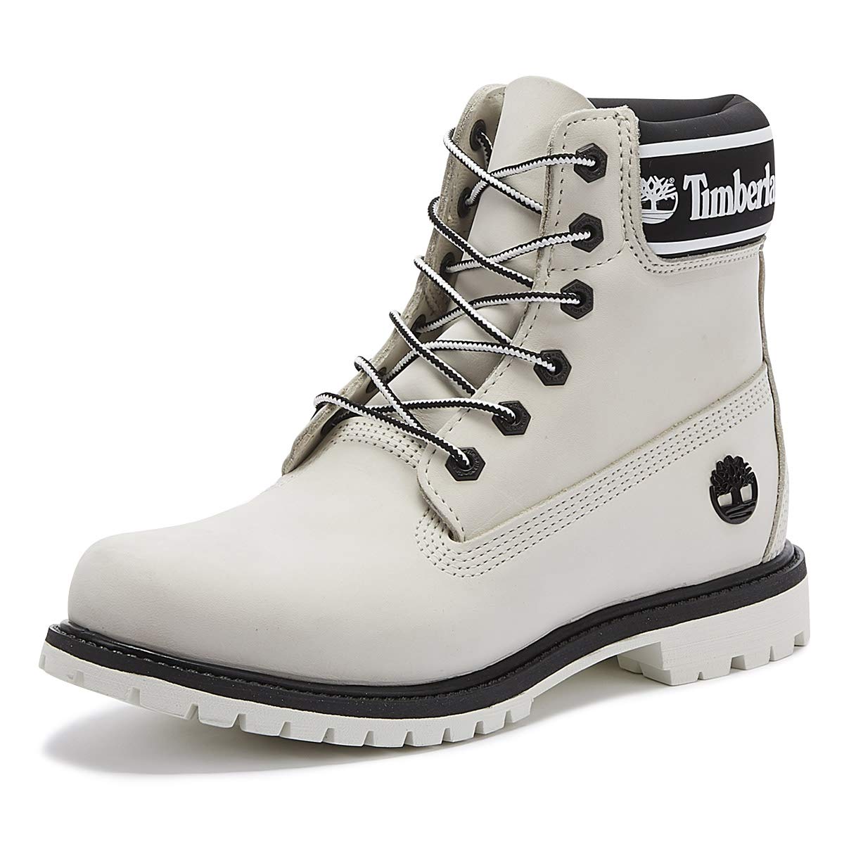 timberland 6 inch logo collar boot