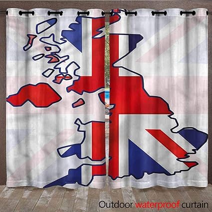 Garden Curtains Red Outdoor Decor Gazebo Grommet Outdoor Curtain