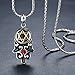 Aoiy Men's Stainless Steel Star of David Pendant Necklace, 23