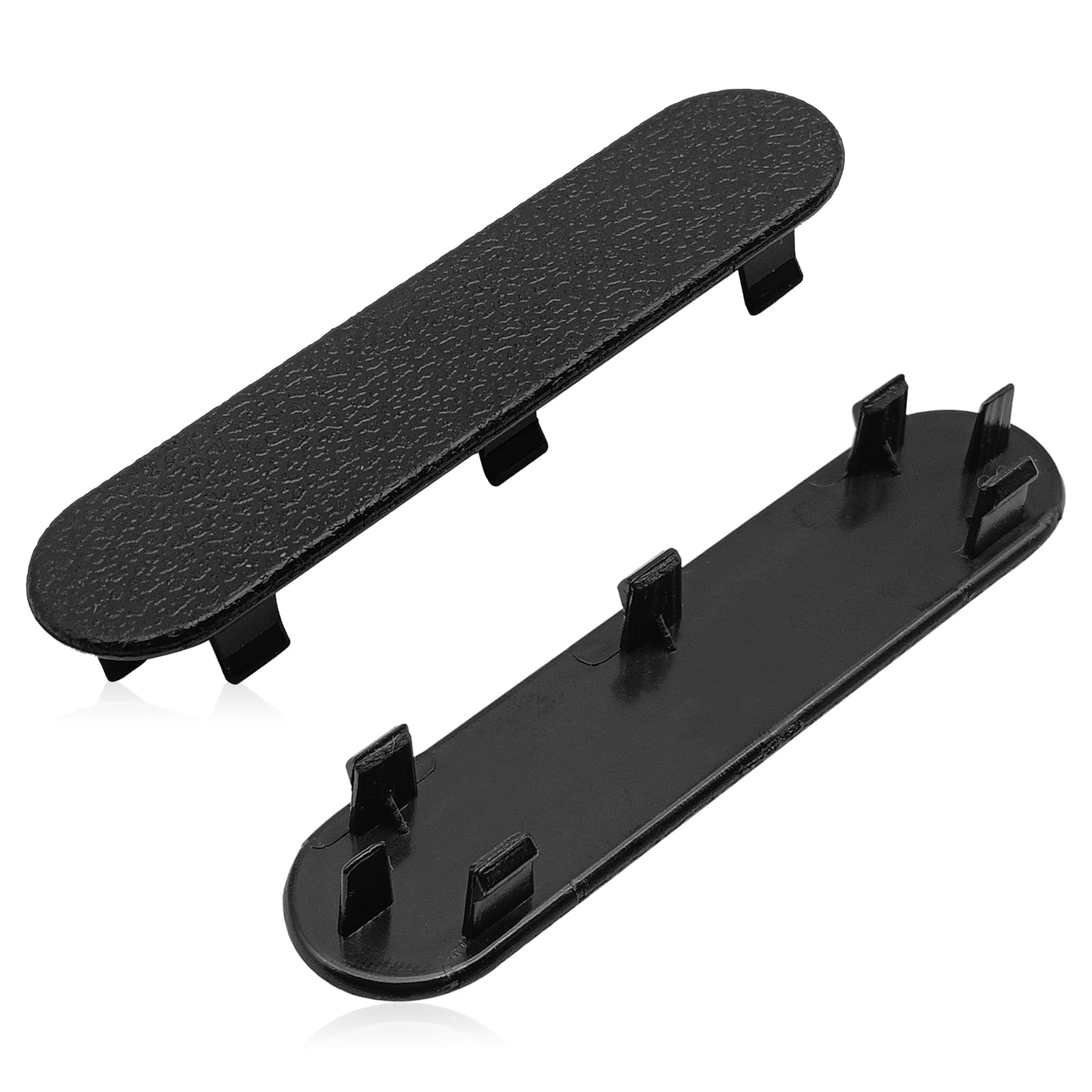 Photo 1 of 1 Pair Door Panel Handle Plug Screw Cover Trim, Automotive Interior Door Handles, Compatible with Chevy Corvette C5 1997-2004 Year, for 10279471, Black