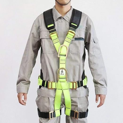 Full Body Guide Harness, Thicken Rock Climbing Harness for Men Women