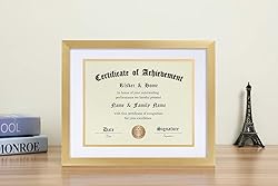 ELSKER&HOME 8.5 x 11 Certificate Frame - Classic