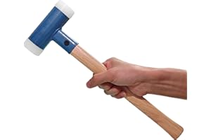 Deadblow PVC Hammer HTF-Z8,Standing Seam Mechanical Lock Metal Roofing Panel tool for roofer LAOJIEDAO (model B)