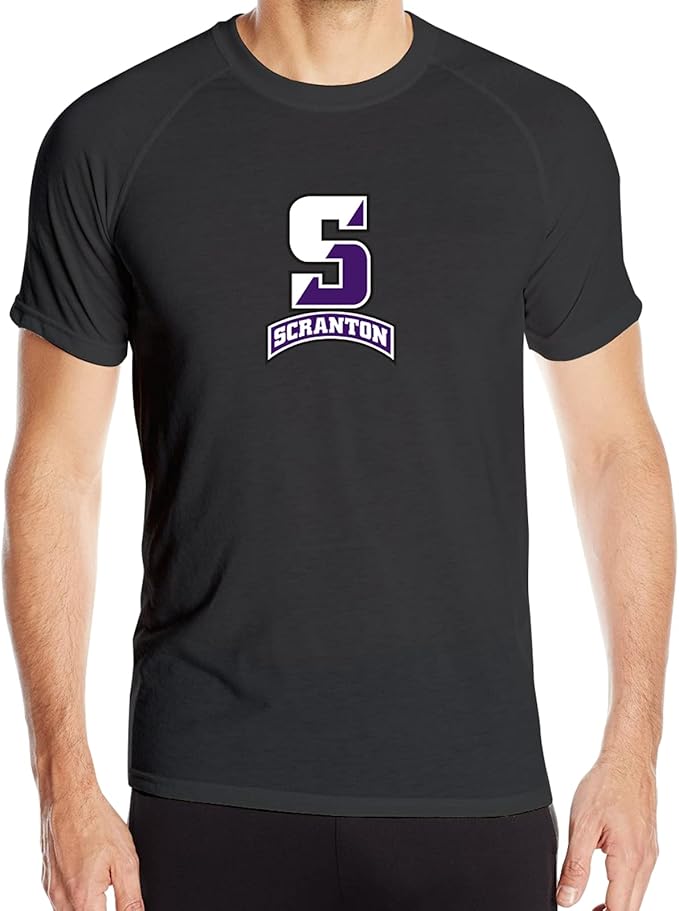 University A of Scranton Logo Men's T Shirts Short Sleeve Quick Dry